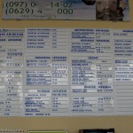 Расписание автобусов на центральном автовокзале Мариуполя в 2011 году