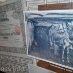 Акция шахты Рутченко и фото шахтера XIX века - конка